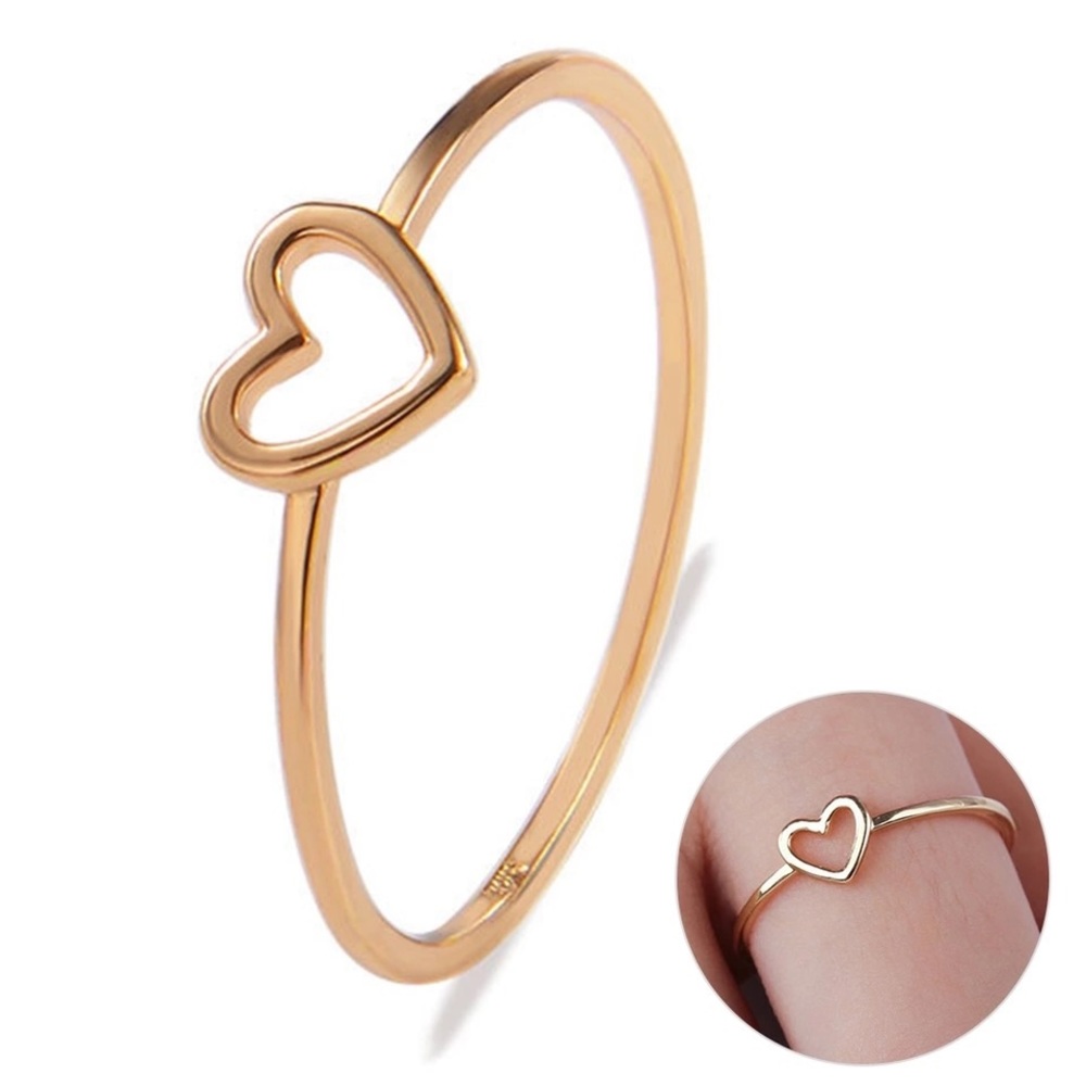 ⭐️️HOST PICK⭐️️Gold/ silver heart ring - Picture 2 of 4